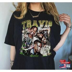 Tra Vis Sco Tt Utopia Tshirt Astroworld Cactus Jack Unisex Tee